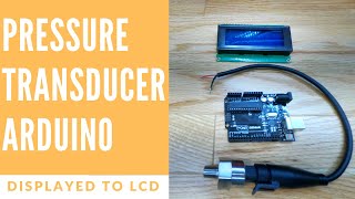 Pressure Sensor  Arduino [upl. by Eveneg]