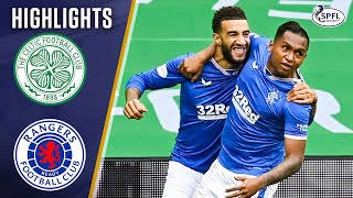 Celtic 02 Rangers  Goldson Double Send Rangers 4 Points Clear At The Top  Scottish Premiership [upl. by Bakki]