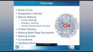 Controlled Unclassified Information  Introduction to Marking [upl. by Auqenaj91]