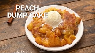 How to Make Peach Dump Cake [upl. by Inhoj]