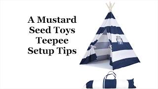 How to Setup Your Teepee Tent [upl. by Claudine]