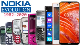 All Nokia Mobiles Evolution From First to Last 1982  2020 [upl. by Prudi]