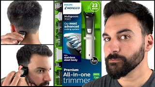 DIY Home Haircut  How To Cut Your Own Hair  Philips Norelco Multigroom 7000  MG7750 [upl. by Nhguav]