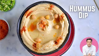 Chole ki Dip Recipe  Hummus with Chole Chickpeas at Home  Tahini Recipe  Kunal Kapur Recipes [upl. by Genet367]