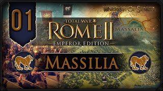 Total War Rome II Emperor Edition  Massilia Campaign 1  Hellenic Heritage [upl. by Roux92]