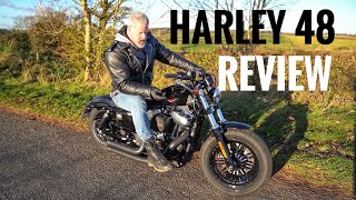 Harley Davidson Sportster Forty Eight Full Review W Cobra Speedster 909 [upl. by Val]