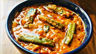 തേങ്ങാ അരക്കാത്ത വെണ്ടയ്ക്ക മസാല കറി  vendakka masala curry ladies finger masala [upl. by Ybot647]