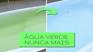 Limpar piscina verde com APENAS 1 PRODUTO [upl. by Whiffen]