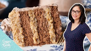 How To Make A Classic German Chocolate Cake [upl. by Rebmik]