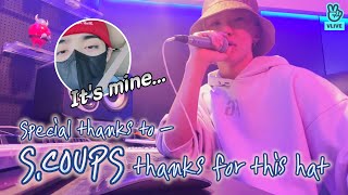 ENG sub VLIVE SEVENTEEN  HOSHI’s rap making on the spot [upl. by Avevoneg226]