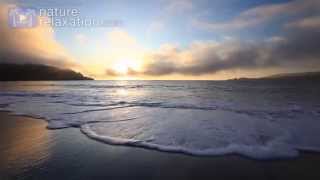 quotGolden Waves Crashingquot 10 HR Screensaver Study Aid Meditation Aid Video 1080p [upl. by Rifkin]