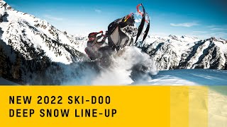 Discover the all new 2022 SkiDoo Deep Snow Lineup [upl. by Eecats4]