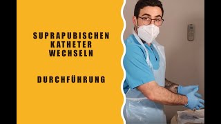 Wechsel eines Suprapubischen Katheters [upl. by Drarig]