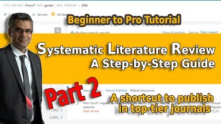 Systematic Literature Review using PRISMA A StepbyStep Guide PART 2 Handson Experience [upl. by Imim]