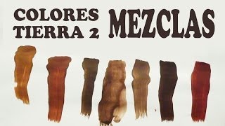 EL MARRÓN MEZCLAS EXACTAS COLORES TIERRA 22 [upl. by Assetal]