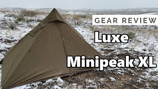 Gear Review  Luxe Minipeak XL Tent [upl. by Rfinnej]