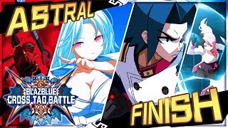 BlazBlue Cross Tag Battle 20  All Astral Finishes w Season 12 DLC [upl. by Myrtia]