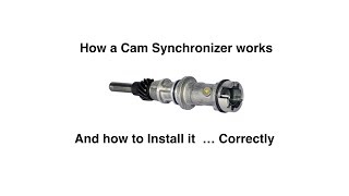 How a Cam Synchronizer Works [upl. by Veriee798]