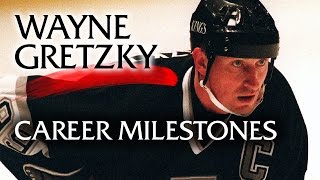 Wayne Gretzky Career Milestones [upl. by Casia]