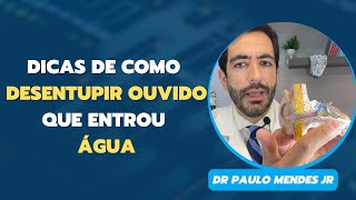 Desentupir o ouvido cheio de cera e água [upl. by Ellery470]