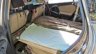 2Person SUV Camping Setup How to Sleep 2 People in an SUV [upl. by Rangel]