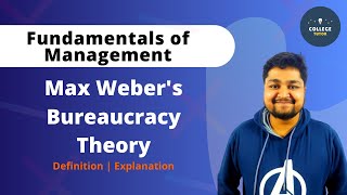 Max Webers Bureaucracy Theory  Bureaucratic Model  Fundamentals of Management [upl. by Nirak]