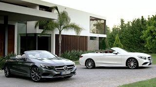 The new SClass Cabriolet  MercedesBenz original [upl. by Gow110]