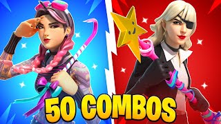 50 BEST TRYHARD Fortnite Skin Combos [upl. by Schulein]