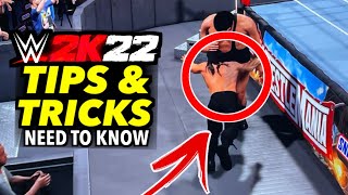 WWE 2K22 Tips And Tricks  Part 1 [upl. by Tollman624]