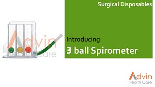 3 ball Spirometer [upl. by Benoit727]