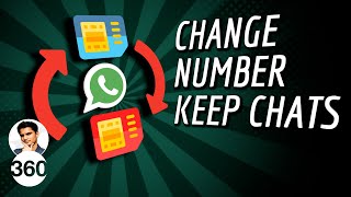 WhatsApp Number Change How to Move All Your Chats to a New Number Without Losing Data [upl. by Lamar]