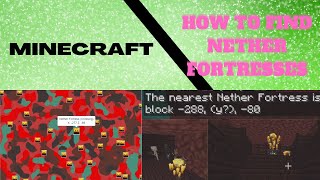 How To Find a Nether Fortress in Minecraft 116  Bedrock Edition Tutorial [upl. by Ranilopa]