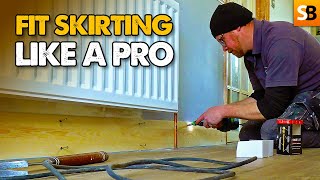 How To Fit Skirting Boards Like a Pro [upl. by Gray]