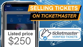 HOW TO LIST AND SELL TICKETS ON TICKETMASTER  THE COMPLETE GUIDE [upl. by Salisbury528]