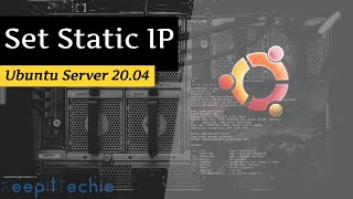 How to Set Static IP in Ubuntu Server 2004 [upl. by Lachman318]