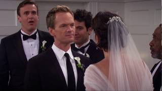 Barney and Robin Wedding How I Met Your Mother 9x22 [upl. by Ellenhoj]