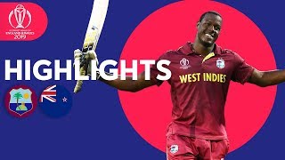 Amazing Brathwaite 100  West Indies v New Zealand  Match Highlights  ICC Cricket World Cup 2019 [upl. by Hayimas]