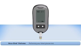 How To Use The AccuChek® Performa Blood Glucose Meter with FastClix Lancing Device [upl. by Asseral385]