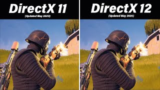 Fortnite Dx11 vs Dx12 Updated May 2020 [upl. by Moreta]