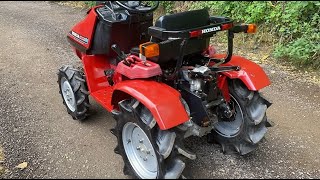 Honda Mighty 13 4X4 Mini Japanese Compact Tractor [upl. by Sillaw124]