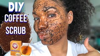 DIY Coffee FACE Scrub  Gorgeous Skin [upl. by Floro]