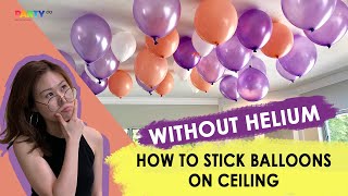 HOW TO  Make Balloon Float Without Helium [upl. by Eppie425]