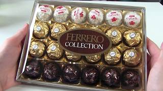 Ferrero Chocolate Collection UNBOXING Rocher  Rafaello  Rondnoir [upl. by Mcnutt]