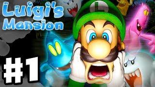 Luigis Mansion  3DS Gameplay Walkthrough Part 1  Area 1  Chauncey Nintendo 3DS [upl. by Lail]