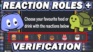 Carl bot reaction roles  Carl bot verification system tutorial 2021 [upl. by Llenet664]