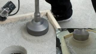 Dry Concrete Coring with your rotary hammer [upl. by Ayekal464]