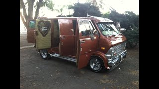 custom 70s street van show [upl. by Esertap]