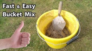 How to Mix small amount of Sand Cement Mortar by hand [upl. by Notluf]