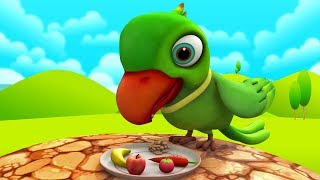 Mittu Tota ki Shaitani 3D Animated Hindi Moral Stories for Kids मिट्टू तोता की शैतानी Parrot Tales [upl. by Kalbli]