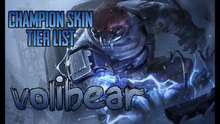 League of Legends Volibear Skin Tier List [upl. by Johanna4]